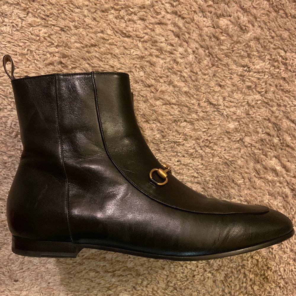Gucci Horsebit Short Ankle Bootie Sz 41